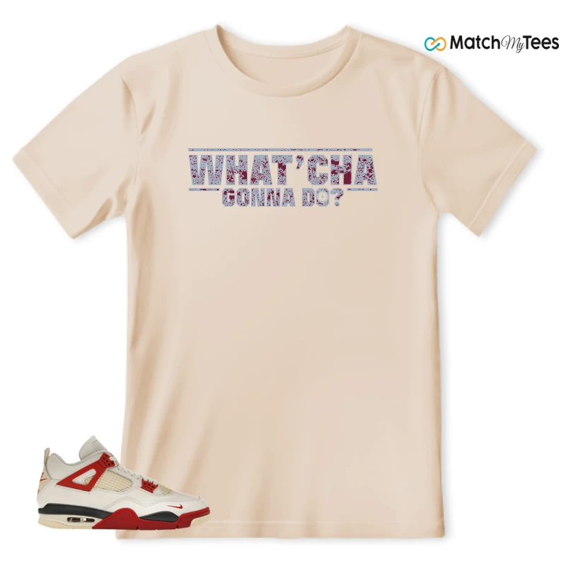 NIKE AIR JORDAN 4 BRICK AFTER BRICK SNEAKER Matching Tees t-shirt
