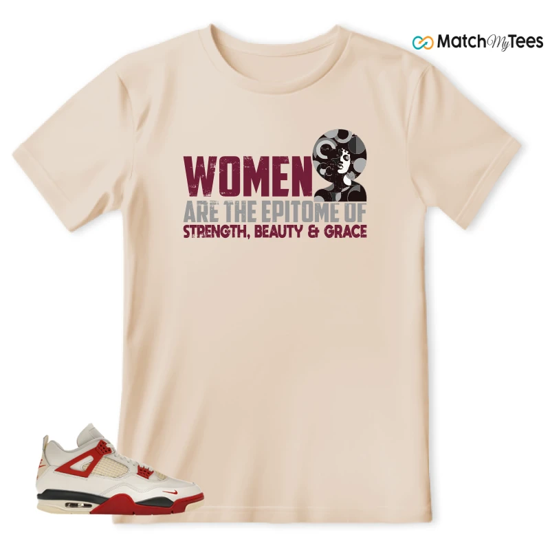 NIKE AIR JORDAN 4 BRICK AFTER BRICK SNEAKER Matching Tees t-shirt