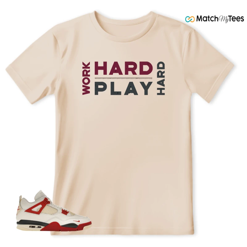 NIKE AIR JORDAN 4 BRICK AFTER BRICK SNEAKER Matching Tees t-shirt