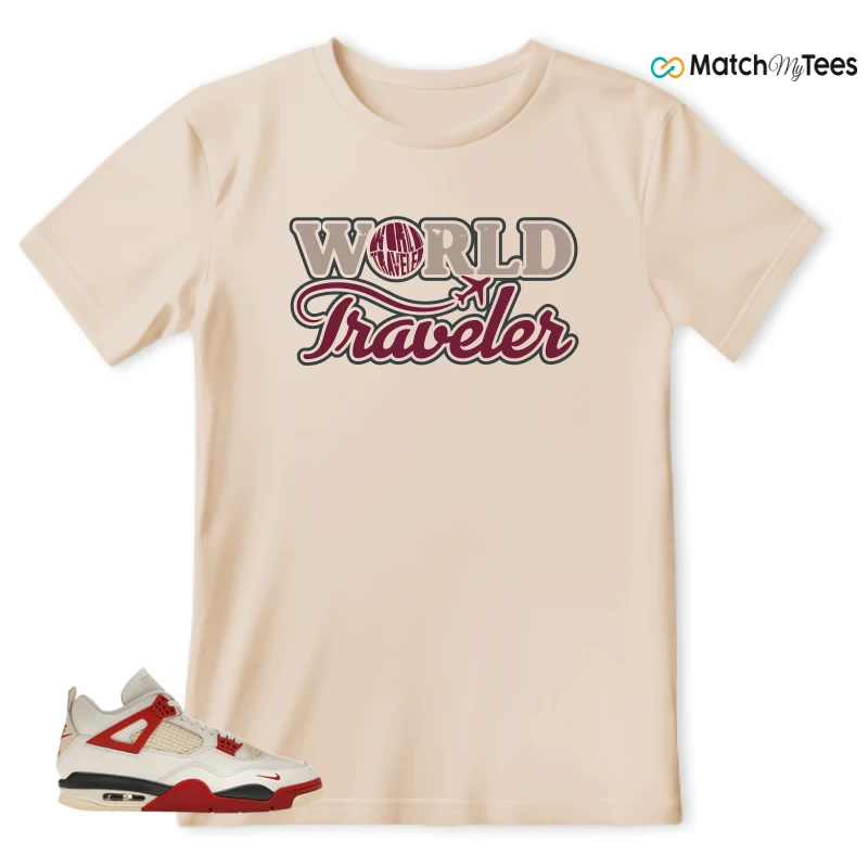 NIKE AIR JORDAN 4 BRICK AFTER BRICK SNEAKER Matching Tees t-shirt