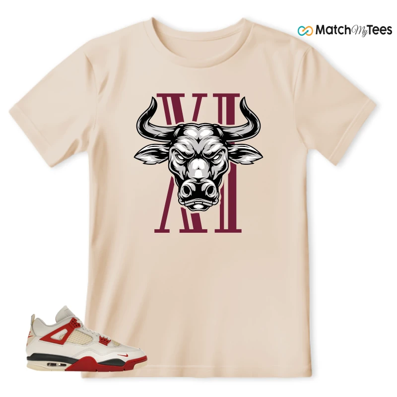 NIKE AIR JORDAN 4 BRICK AFTER BRICK SNEAKER Matching Tees t-shirt