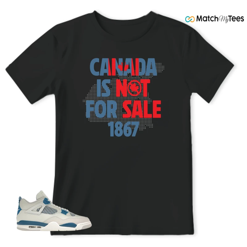 NIKE AIR JORDAN 4 MILITARY BLUE SNEAKER Matching Tees t-shirt