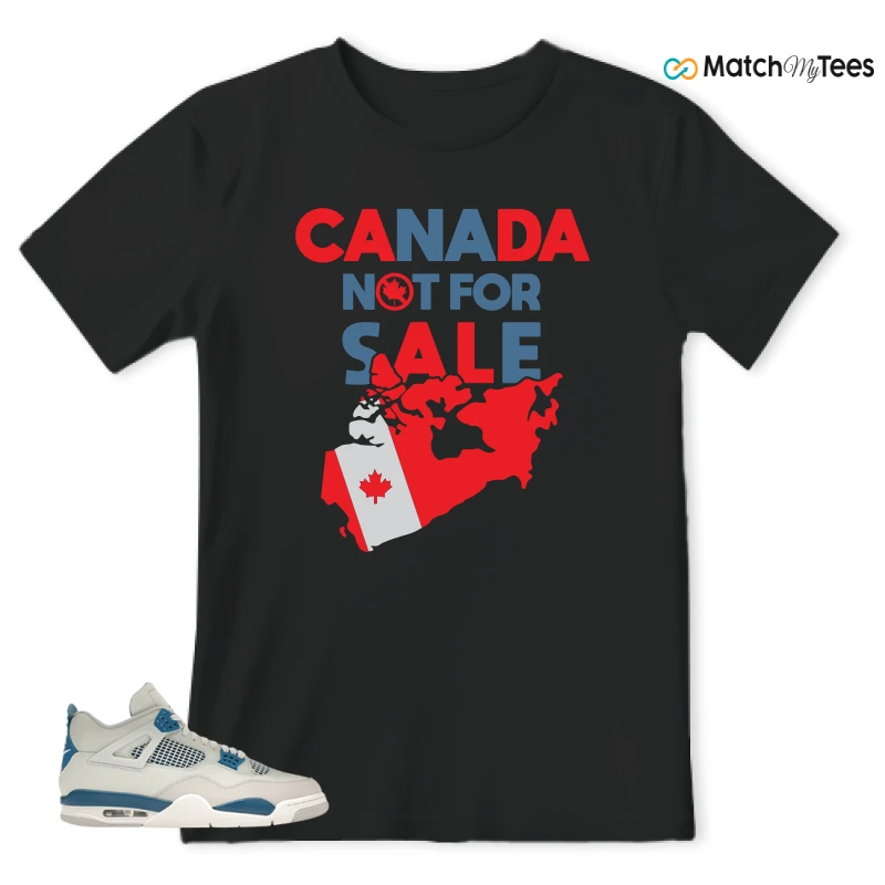 NIKE AIR JORDAN 4 MILITARY BLUE SNEAKER Matching Tees t-shirt