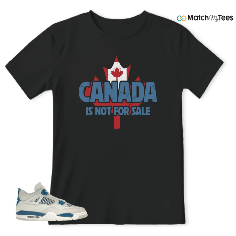 NIKE AIR JORDAN 4 MILITARY BLUE SNEAKER Matching Tees t-shirt