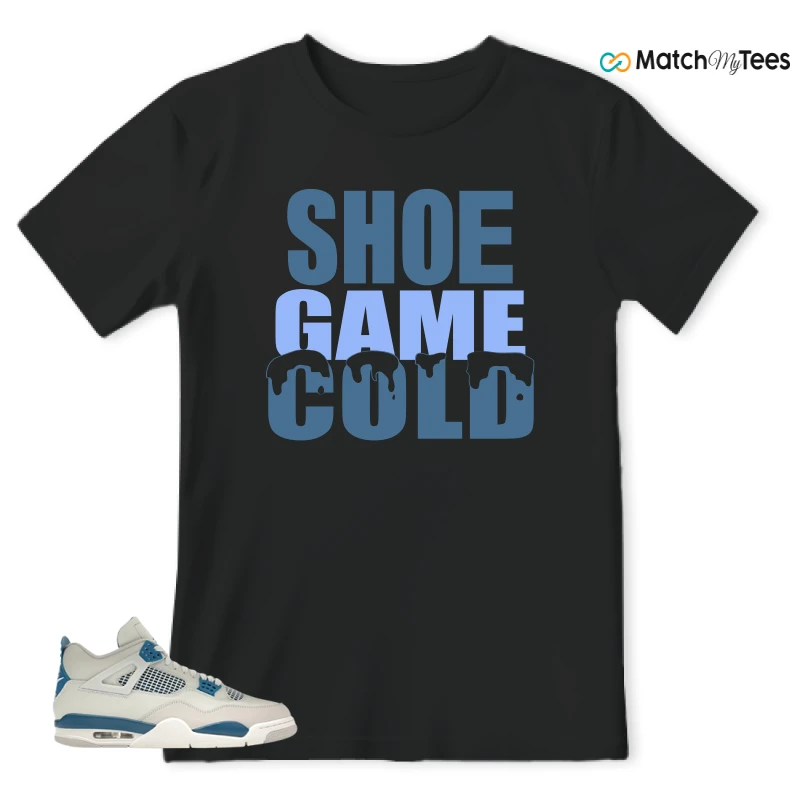 Shoe Game Cold Black matching T-shirt T-shirt