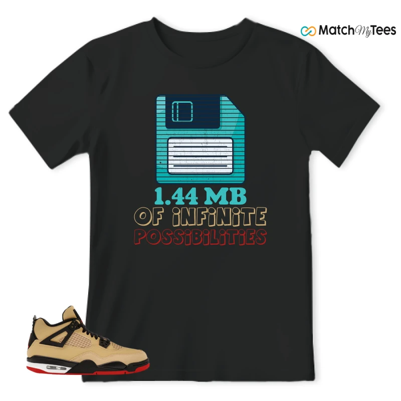 NIKE AIR JORDAN 4 RETRO GS PIZZA SNEAKER Matching Tees t-shirt
