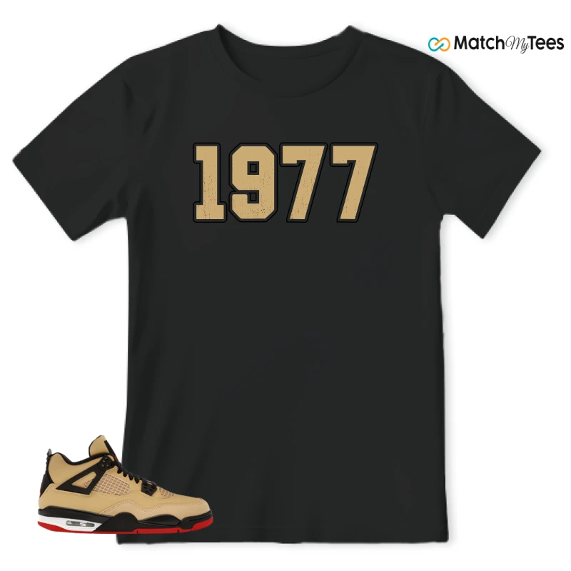 NIKE AIR JORDAN 4 RETRO GS PIZZA SNEAKER Matching Tees t-shirt