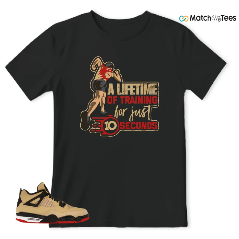 NIKE AIR JORDAN 4 RETRO GS PIZZA SNEAKER Matching Tees t-shirt