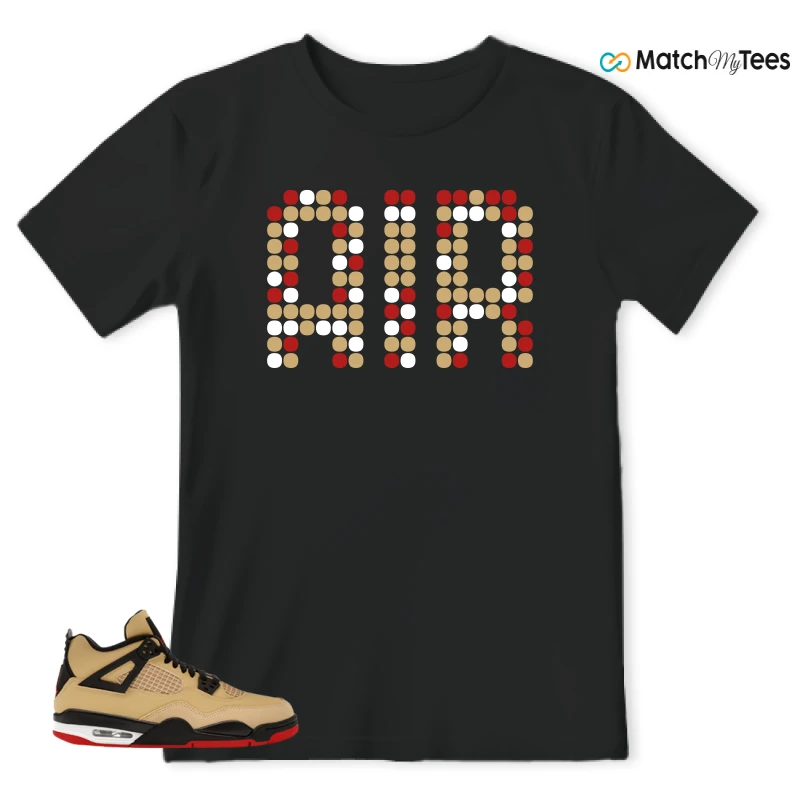 NIKE AIR JORDAN 4 RETRO GS PIZZA SNEAKER Matching Tees t-shirt
