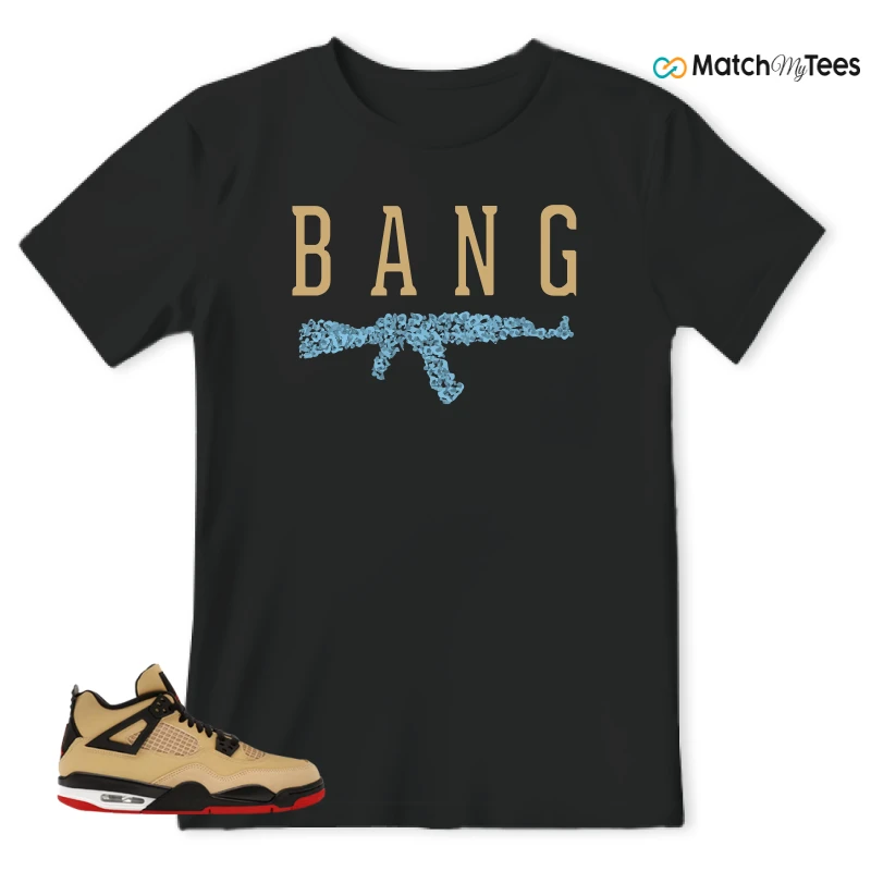 NIKE AIR JORDAN 4 RETRO GS PIZZA SNEAKER Matching Tees t-shirt
