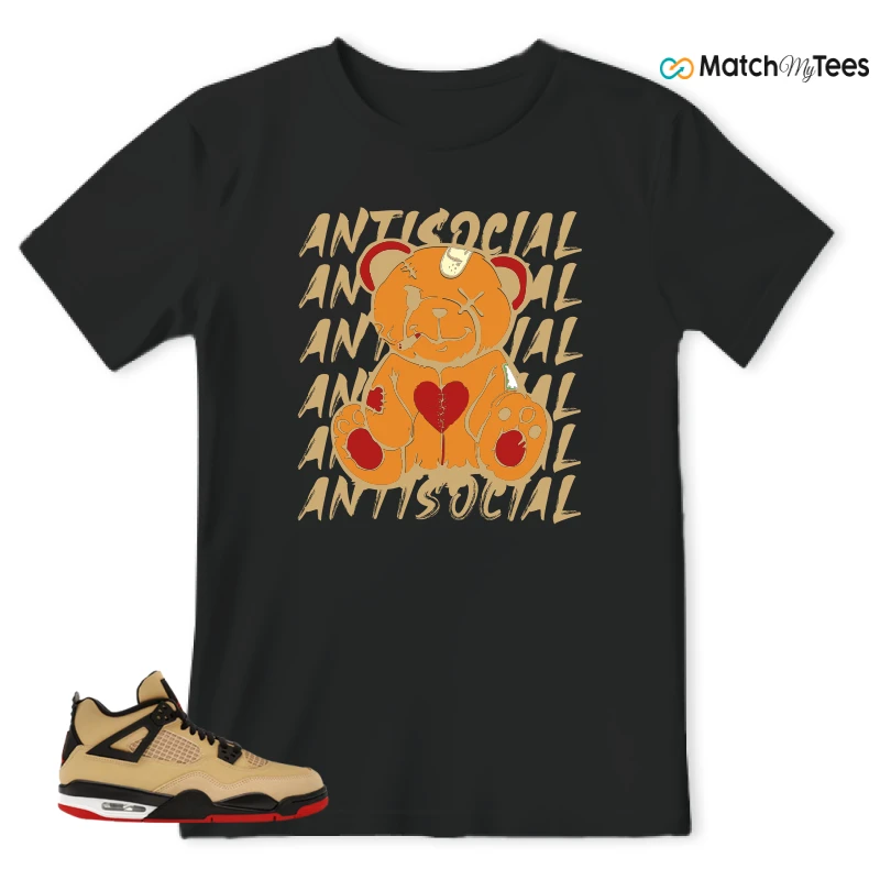 NIKE AIR JORDAN 4 RETRO GS PIZZA SNEAKER Matching Tees t-shirt