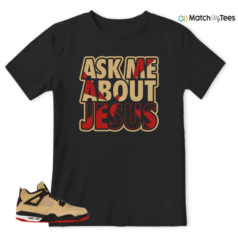 NIKE AIR JORDAN 4 RETRO GS PIZZA SNEAKER Matching Tees t-shirt