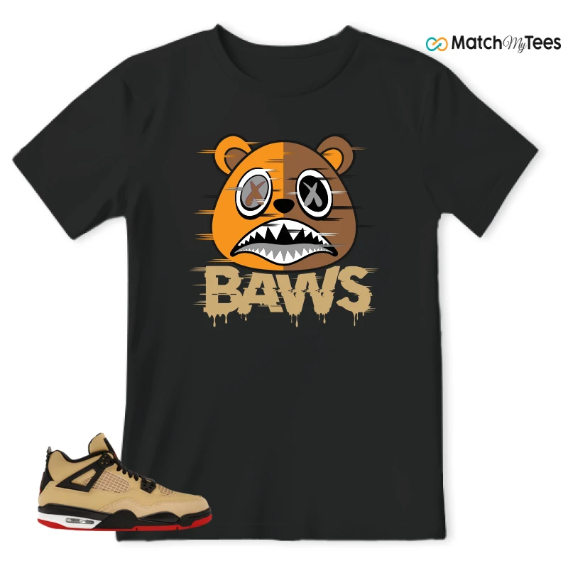 NIKE AIR JORDAN 4 RETRO GS PIZZA SNEAKER Matching Tees t-shirt