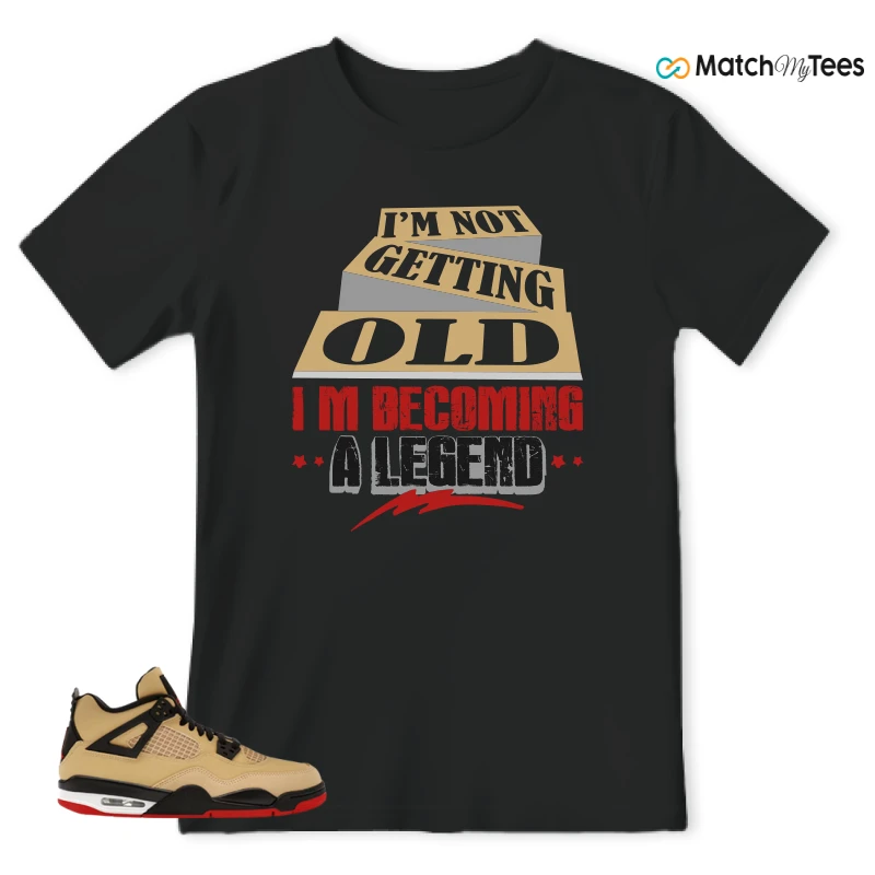 NIKE AIR JORDAN 4 RETRO GS PIZZA SNEAKER Matching Tees t-shirt
