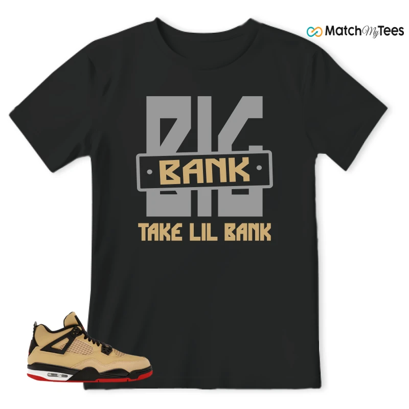 NIKE AIR JORDAN 4 RETRO GS PIZZA SNEAKER Matching Tees t-shirt