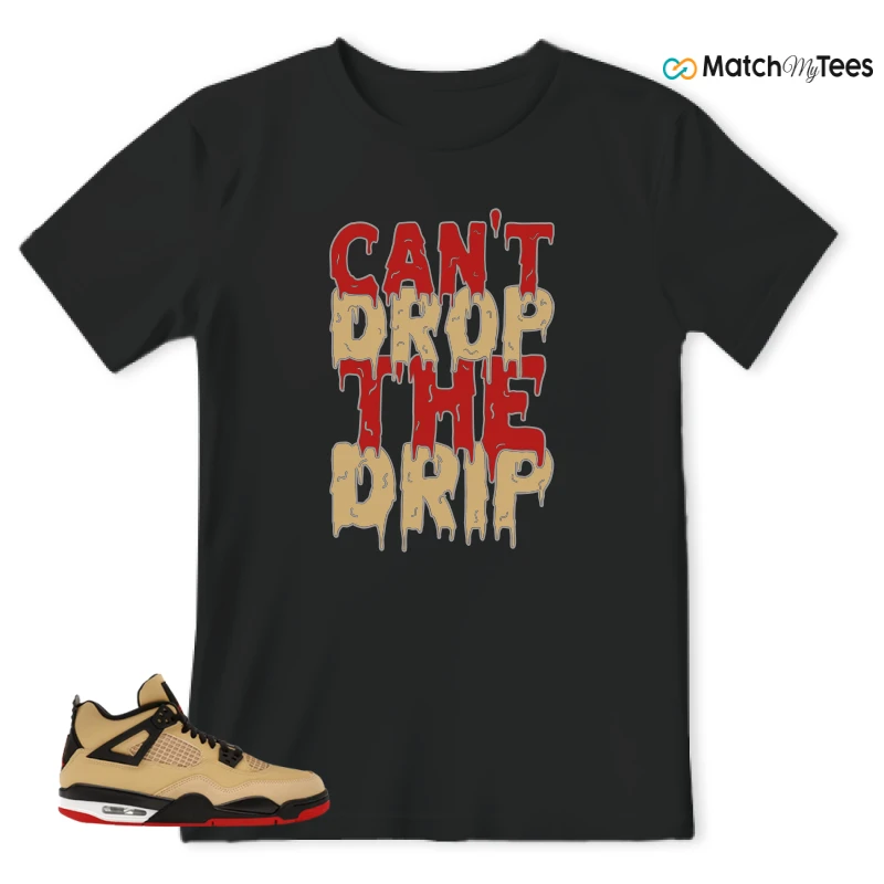 NIKE AIR JORDAN 4 RETRO GS PIZZA SNEAKER Matching Tees t-shirt