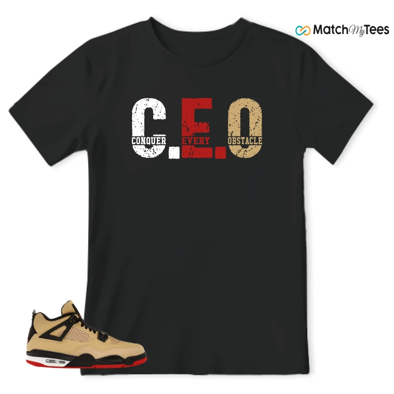 NIKE AIR JORDAN 4 RETRO GS PIZZA SNEAKER Matching Tees t-shirt