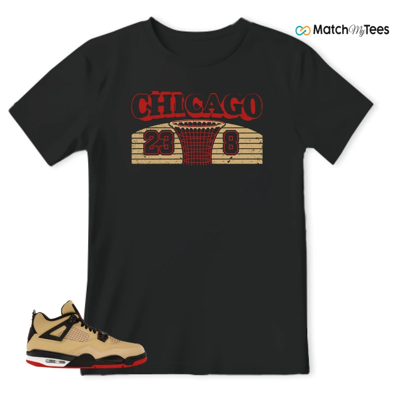 NIKE AIR JORDAN 4 RETRO GS PIZZA SNEAKER Matching Tees t-shirt