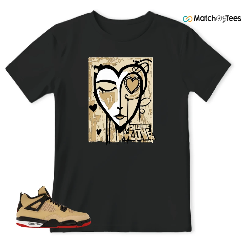 NIKE AIR JORDAN 4 RETRO GS PIZZA SNEAKER Matching Tees t-shirt