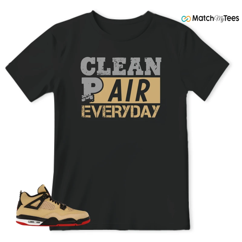 NIKE AIR JORDAN 4 RETRO GS PIZZA SNEAKER Matching Tees t-shirt