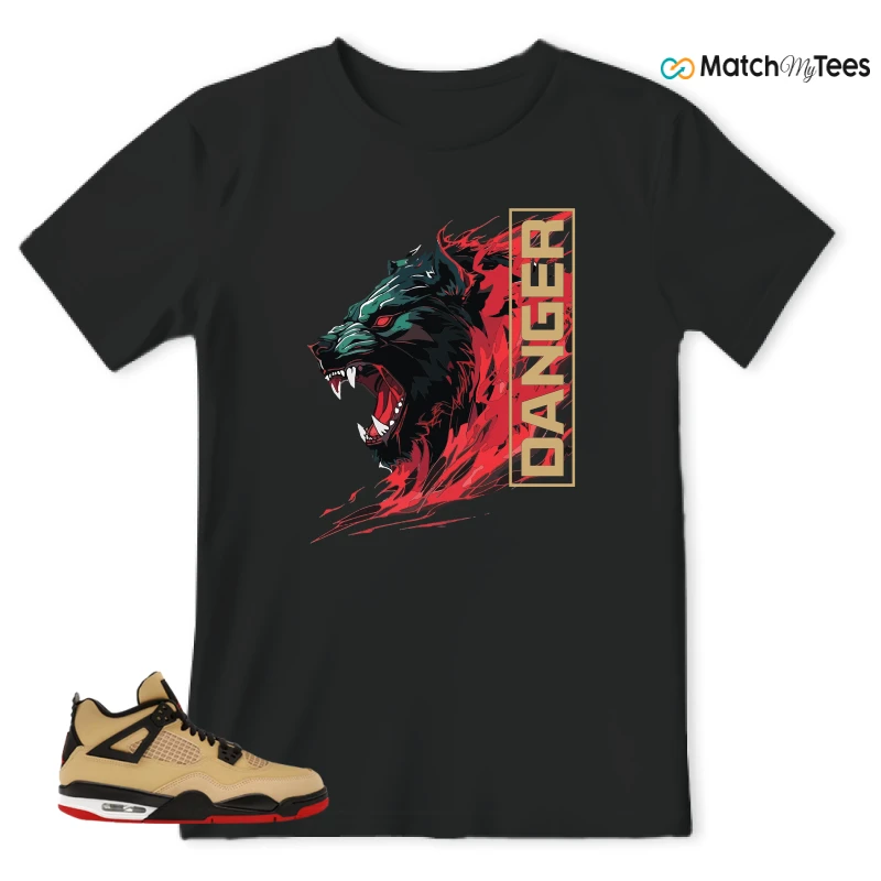NIKE AIR JORDAN 4 RETRO GS PIZZA SNEAKER Matching Tees t-shirt