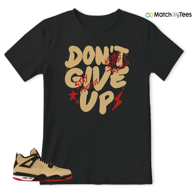 NIKE AIR JORDAN 4 RETRO GS PIZZA SNEAKER Matching Tees t-shirt
