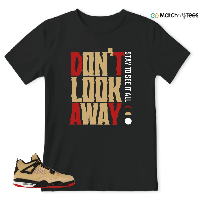 NIKE AIR JORDAN 4 RETRO GS PIZZA SNEAKER Matching Tees t-shirt
