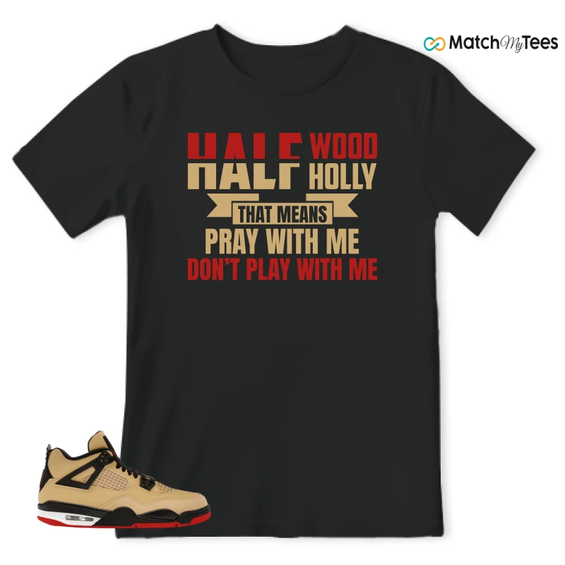 NIKE AIR JORDAN 4 RETRO GS PIZZA SNEAKER Matching Tees t-shirt