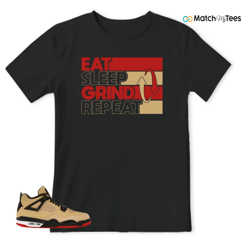 NIKE AIR JORDAN 4 RETRO GS PIZZA SNEAKER Matching Tees t-shirt
