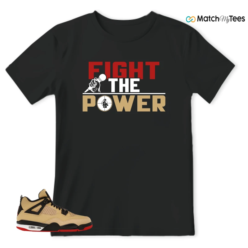 NIKE AIR JORDAN 4 RETRO GS PIZZA SNEAKER Matching Tees t-shirt