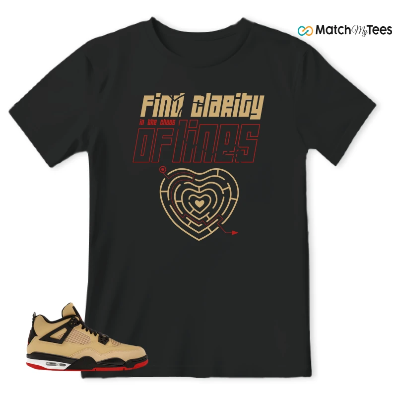 NIKE AIR JORDAN 4 RETRO GS PIZZA SNEAKER Matching Tees t-shirt
