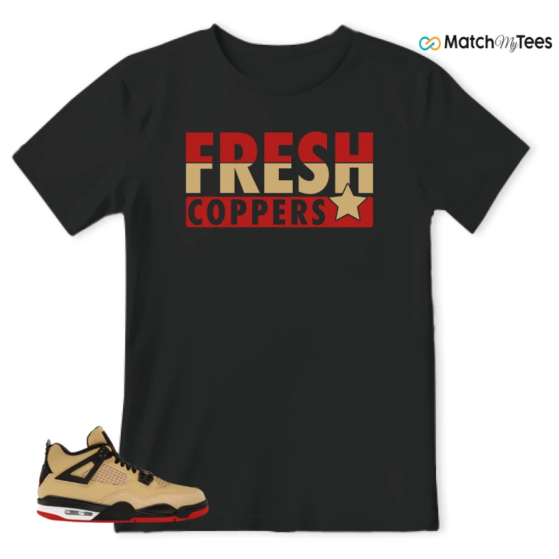 NIKE AIR JORDAN 4 RETRO GS PIZZA SNEAKER Matching Tees t-shirt