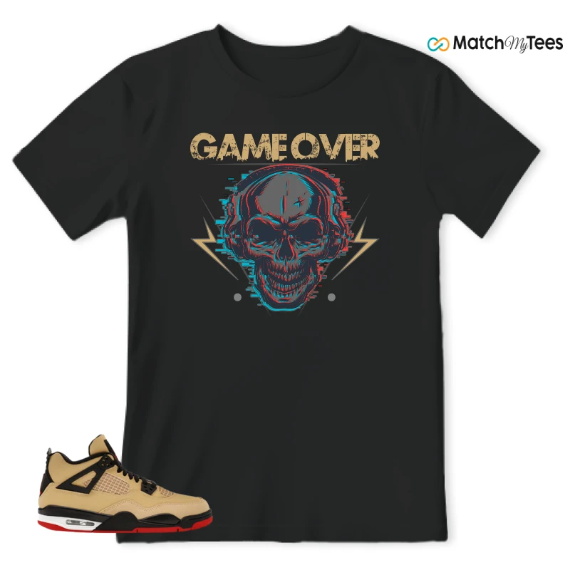 NIKE AIR JORDAN 4 RETRO GS PIZZA SNEAKER Matching Tees t-shirt