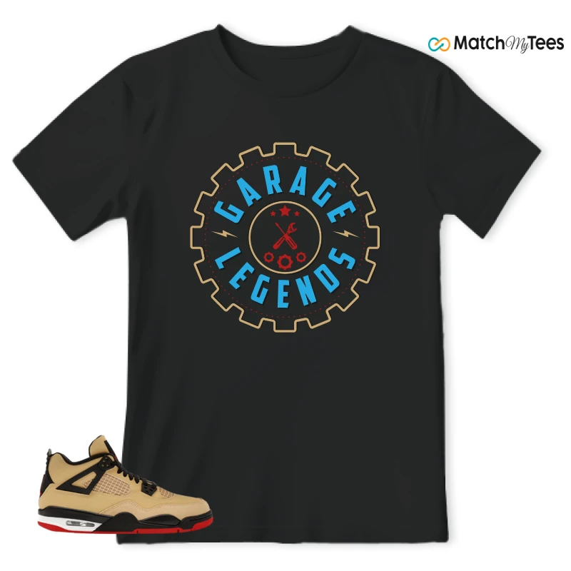 NIKE AIR JORDAN 4 RETRO GS PIZZA SNEAKER Matching Tees t-shirt