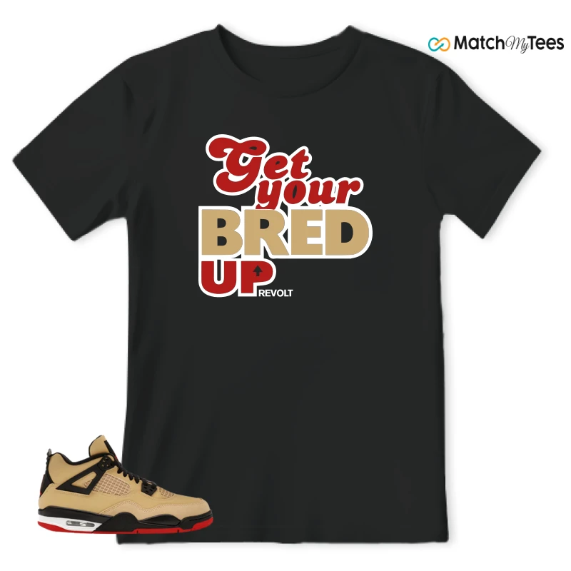 NIKE AIR JORDAN 4 RETRO GS PIZZA SNEAKER Matching Tees t-shirt