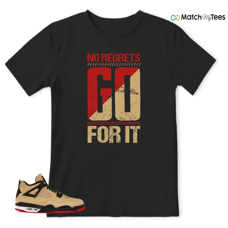 NIKE AIR JORDAN 4 RETRO GS PIZZA SNEAKER Matching Tees t-shirt