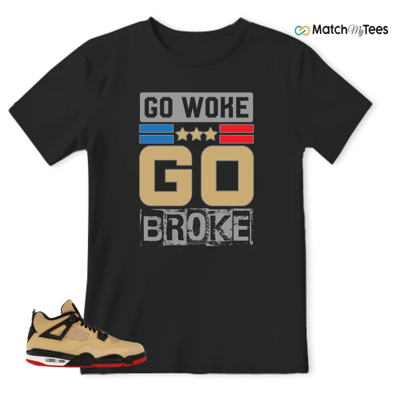 NIKE AIR JORDAN 4 RETRO GS PIZZA SNEAKER Matching Tees t-shirt