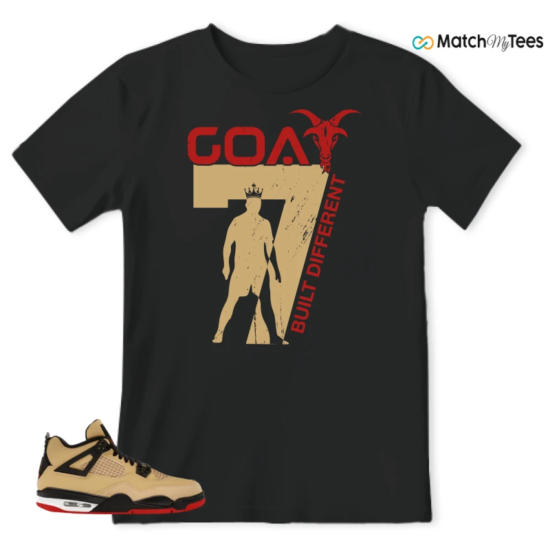 NIKE AIR JORDAN 4 RETRO GS PIZZA SNEAKER Matching Tees t-shirt