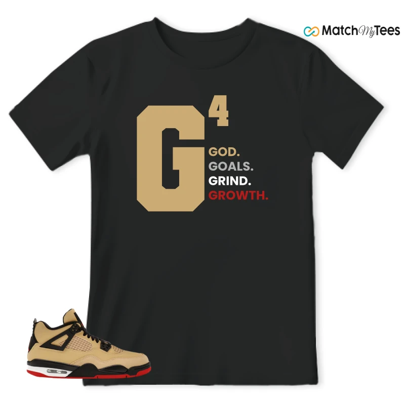 NIKE AIR JORDAN 4 RETRO GS PIZZA SNEAKER Matching Tees t-shirt