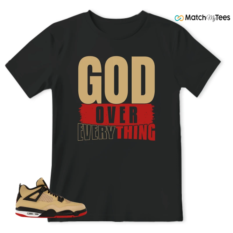 NIKE AIR JORDAN 4 RETRO GS PIZZA SNEAKER Matching Tees t-shirt