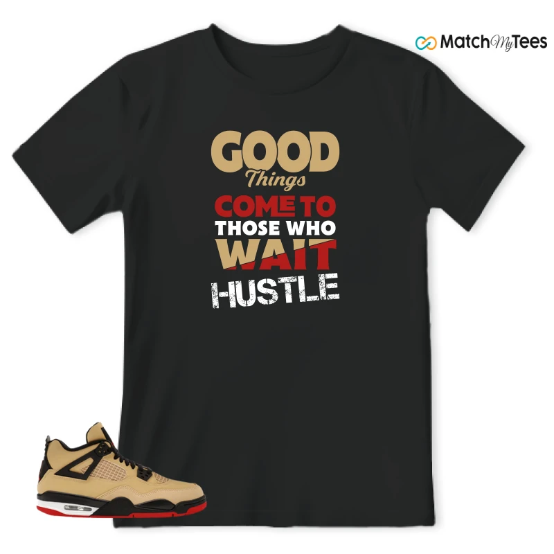NIKE AIR JORDAN 4 RETRO GS PIZZA SNEAKER Matching Tees t-shirt