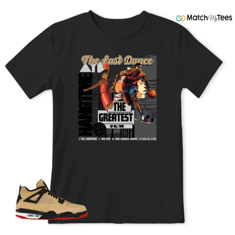 NIKE AIR JORDAN 4 RETRO GS PIZZA SNEAKER Matching Tees t-shirt