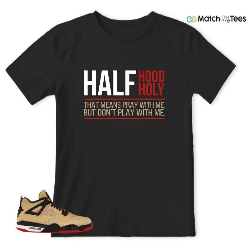 NIKE AIR JORDAN 4 RETRO GS PIZZA SNEAKER Matching Tees t-shirt
