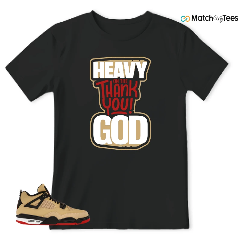 NIKE AIR JORDAN 4 RETRO GS PIZZA SNEAKER Matching Tees t-shirt