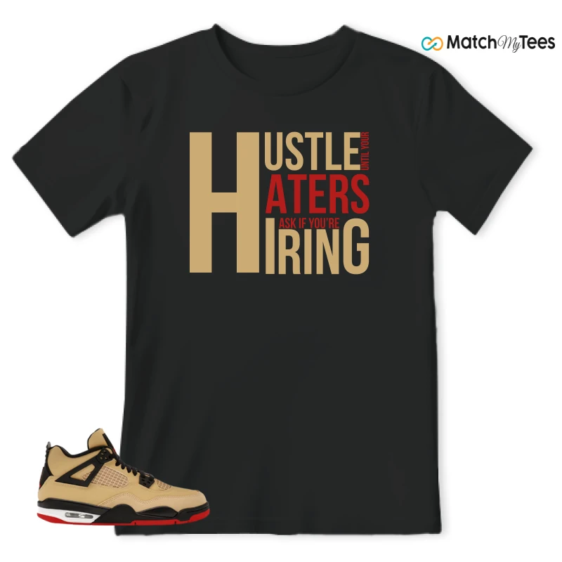 NIKE AIR JORDAN 4 RETRO GS PIZZA SNEAKER Matching Tees t-shirt