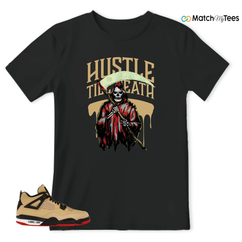 NIKE AIR JORDAN 4 RETRO GS PIZZA SNEAKER Matching Tees t-shirt