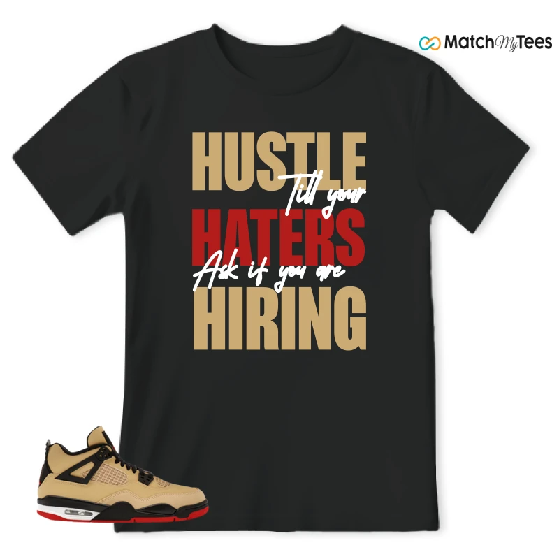 NIKE AIR JORDAN 4 RETRO GS PIZZA SNEAKER Matching Tees t-shirt