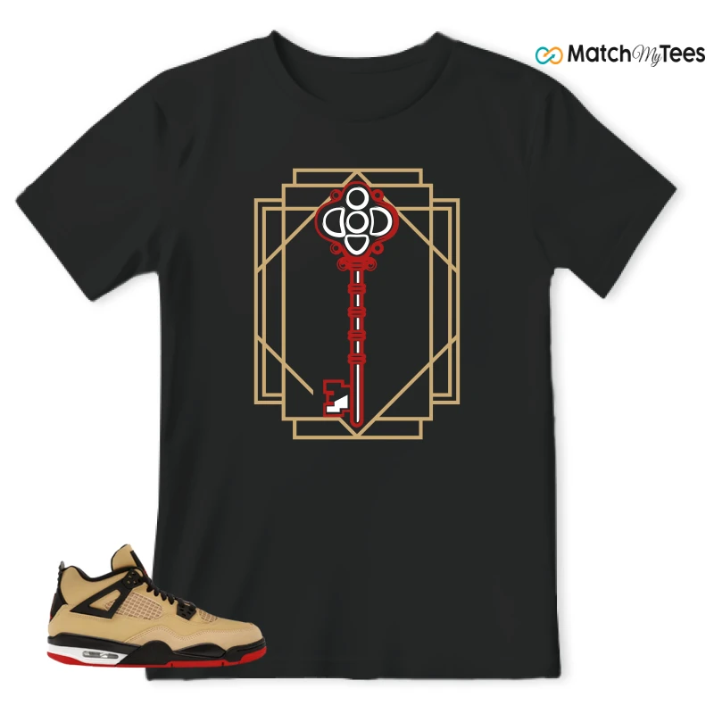 NIKE AIR JORDAN 4 RETRO GS PIZZA SNEAKER Matching Tees t-shirt