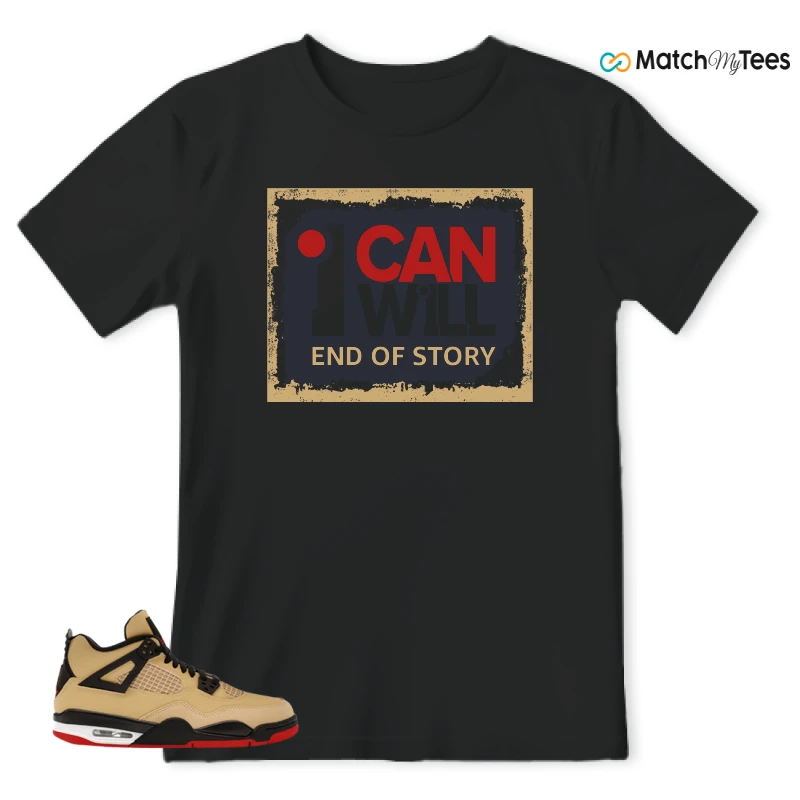 NIKE AIR JORDAN 4 RETRO GS PIZZA SNEAKER Matching Tees t-shirt