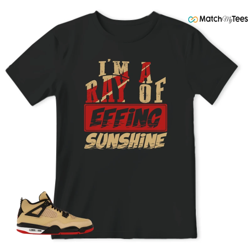 NIKE AIR JORDAN 4 RETRO GS PIZZA SNEAKER Matching Tees t-shirt